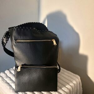 Abella Elegant Black Shoulder Bag